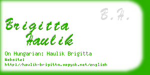 brigitta haulik business card